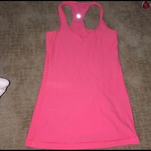 Lululemon Cool Racerback tank top - pink - size 4